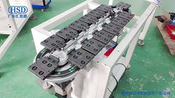 Circular guide rail circulation conveyor system, belt conveyor machine, ring guide track system