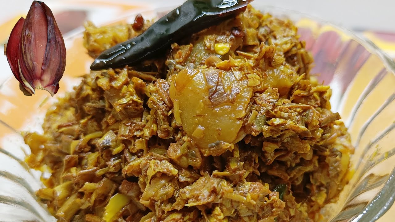 Bengali Traditional Mochar Ghonto Banana Flower Recipe Kela Ki