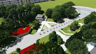 3D Animasi Roof Garden Rektorat dan Plaza Inovasi IPB