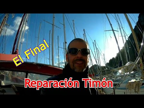 ⁣Reparación del timón de Regina (última parte)
