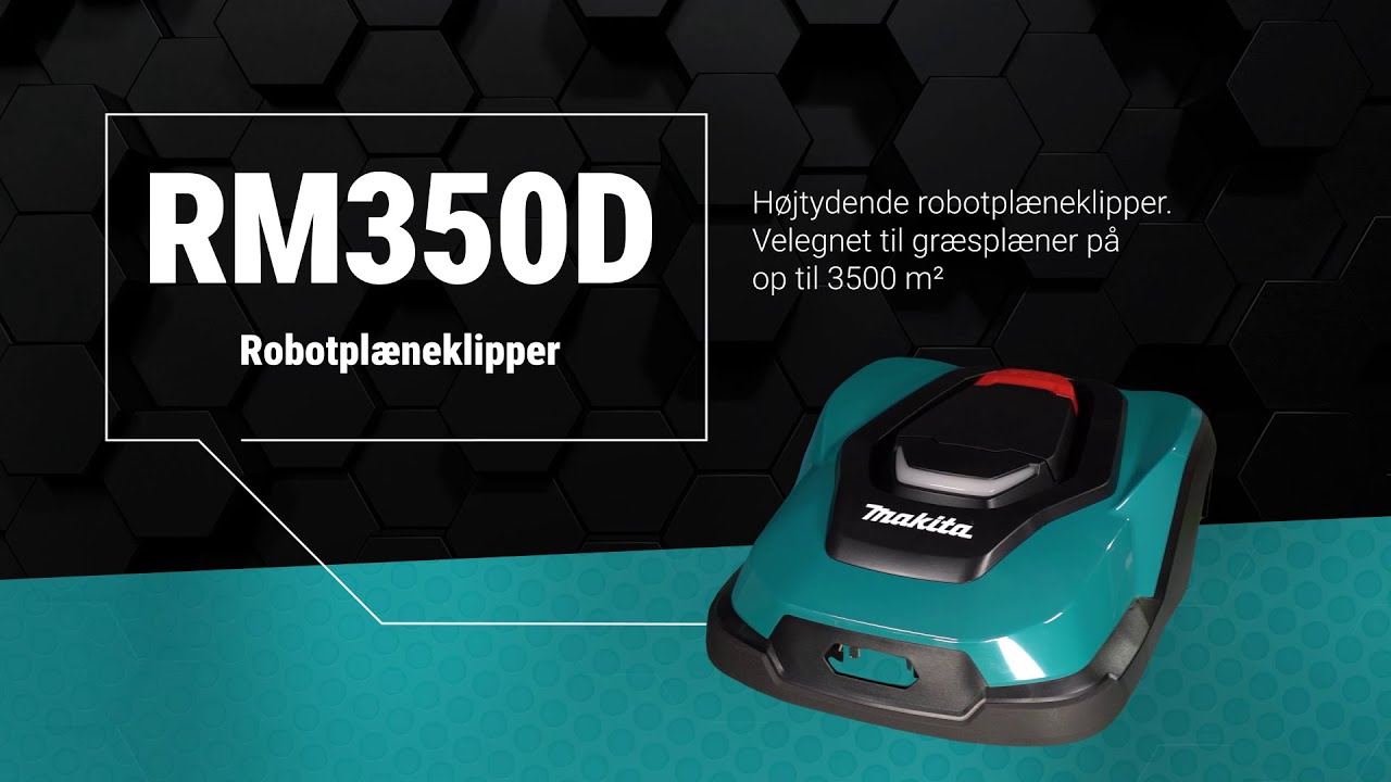 Makita Robotplæneklipper (model: RM350D) - YouTube