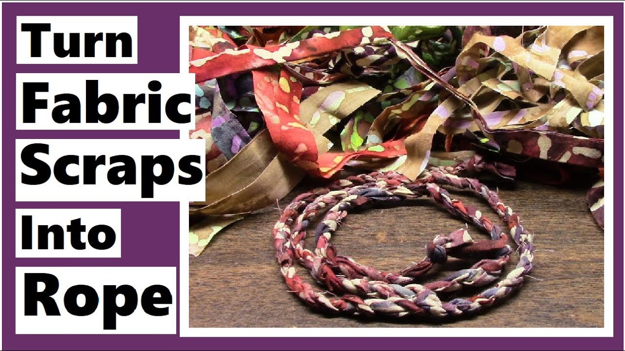 How to Turn Fabric Scraps Into Craft Rope 