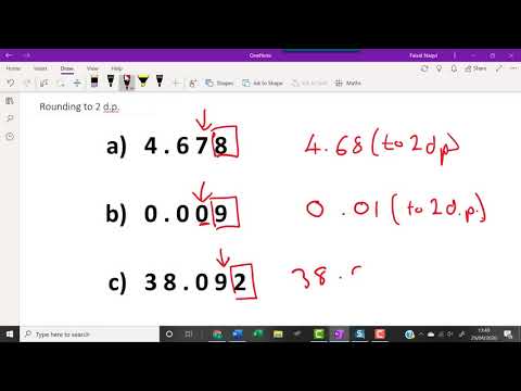 Rounding to 2 d p - YouTube
