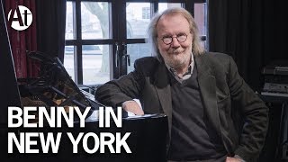 ABBA Benny Andersson performs &#39;Money, Money, Money&#39; in New York at Guggenheim fundraiser