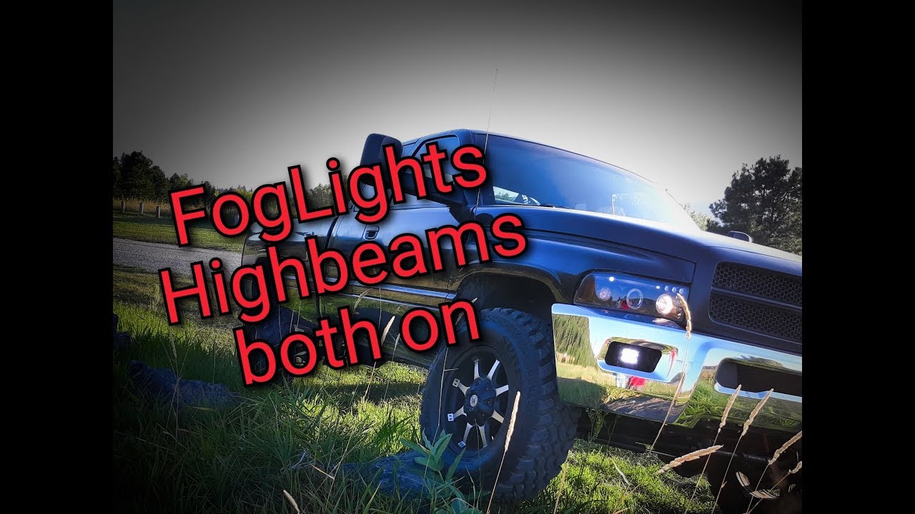 Wiring Fog Lights To Work With High Beams For 1999 Dodge Ram 2500