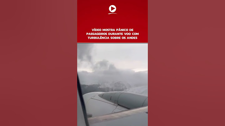 Vídeo mostra pânico de passageiros durante voo com turbulência sobre os Andes #shorts