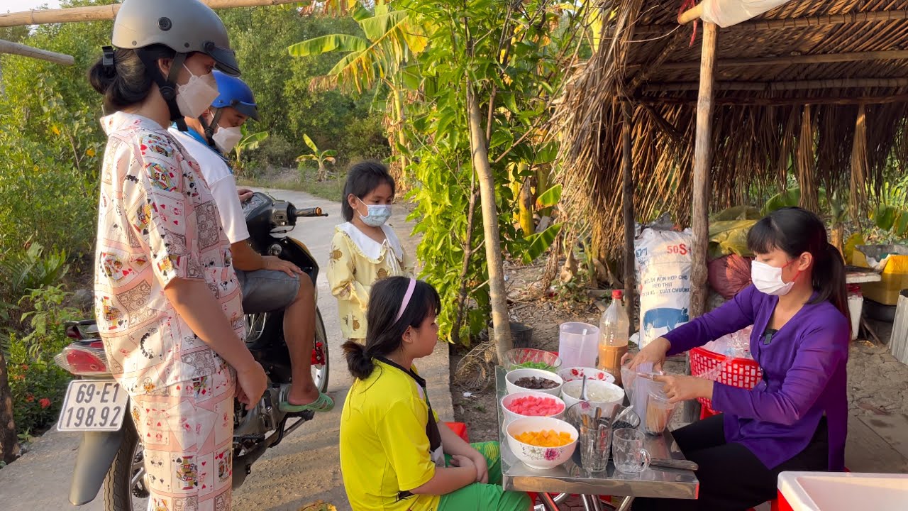 HAY TIN QUÁN TRÀ SỮA TỪ THÀNH PHỐ DỜI VỀ BÀ CON Ở XA TẤP NẬP ĐẾN THƯỞNG THỨC THỬ | thôn nữ cà mau