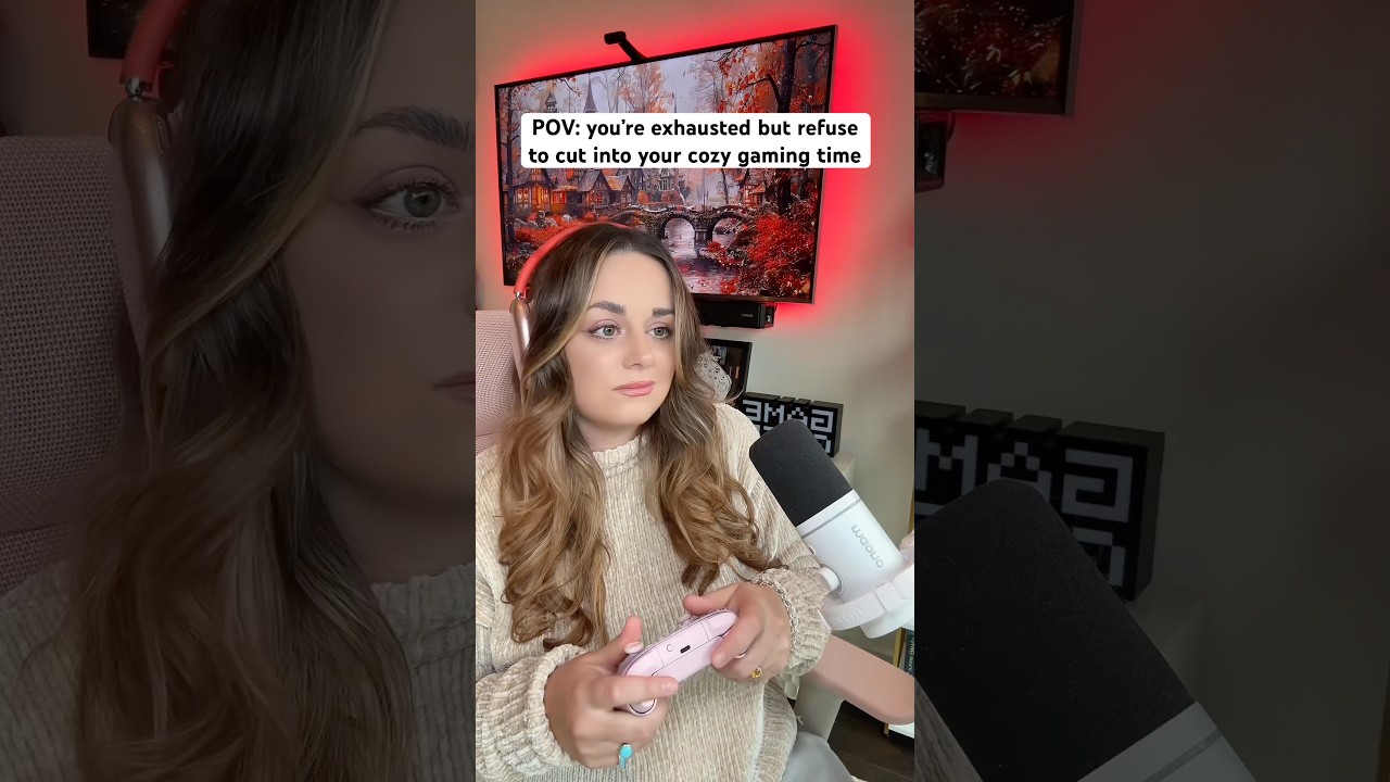 I take my cozy gaming time VERY seriously 😅 