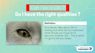 5 Qualities a QA needs #qaguy