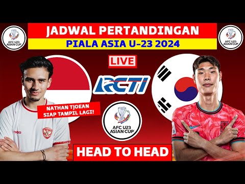 Jadwal 8 Besar Piala Asia U23 2024 - Timnas Indonesia vs Korea Selatan U23 - Live RCTI