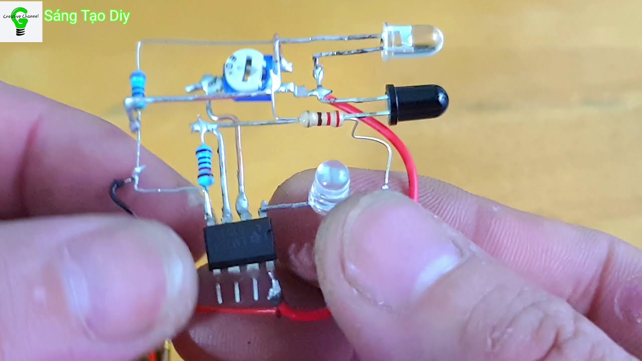 Tự Làm Mạch Cảm Biến Tiệm Cận Dùng IC LM358 - Sáng Tạo Diy