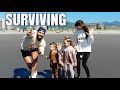 Surviving with TRIPLETS, 4-Year-Old and a Baby at Beach. 5 KIDS Big Family Perfect Beach Adventure