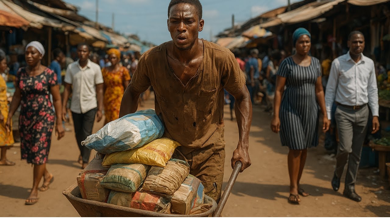 A WEELBARROW PUSHER FOUND A FAVOR IN BILLIONIARE PRINCESS AKUNNA AND THEY GET MARRIED.