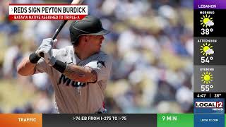 WKRC: Reds sign former Raider Peyton Burdick