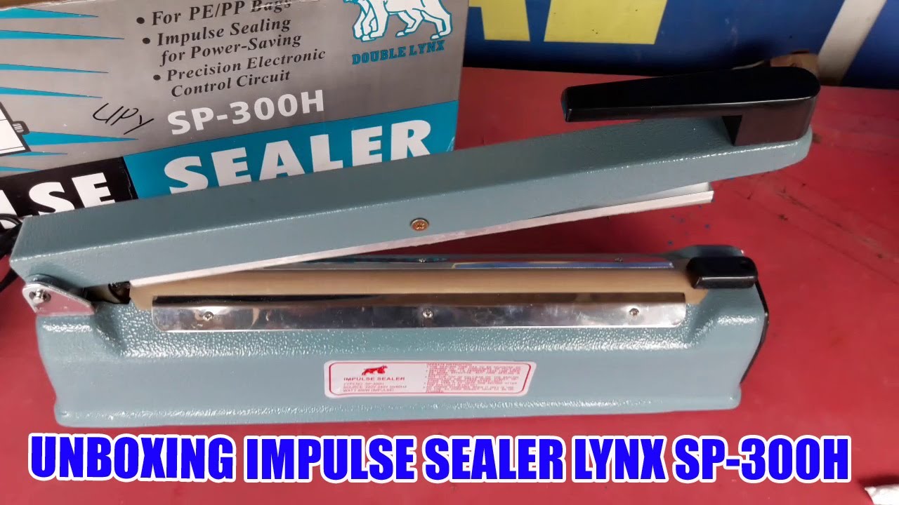 SIGMA FASTENER UNBOXING IMPULSE SEALER DOUBLE LYNX SP300H YouTube
