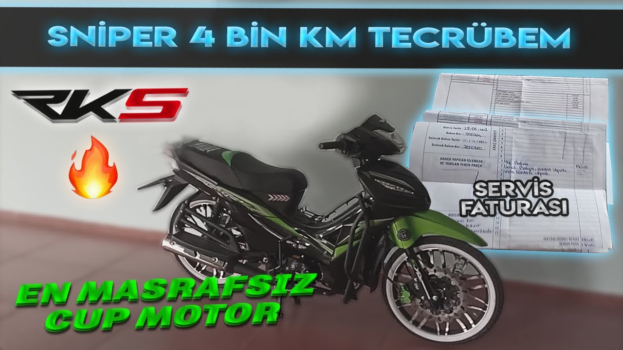 4 bin km rks sniper pro tecrübelerim  / cup motor