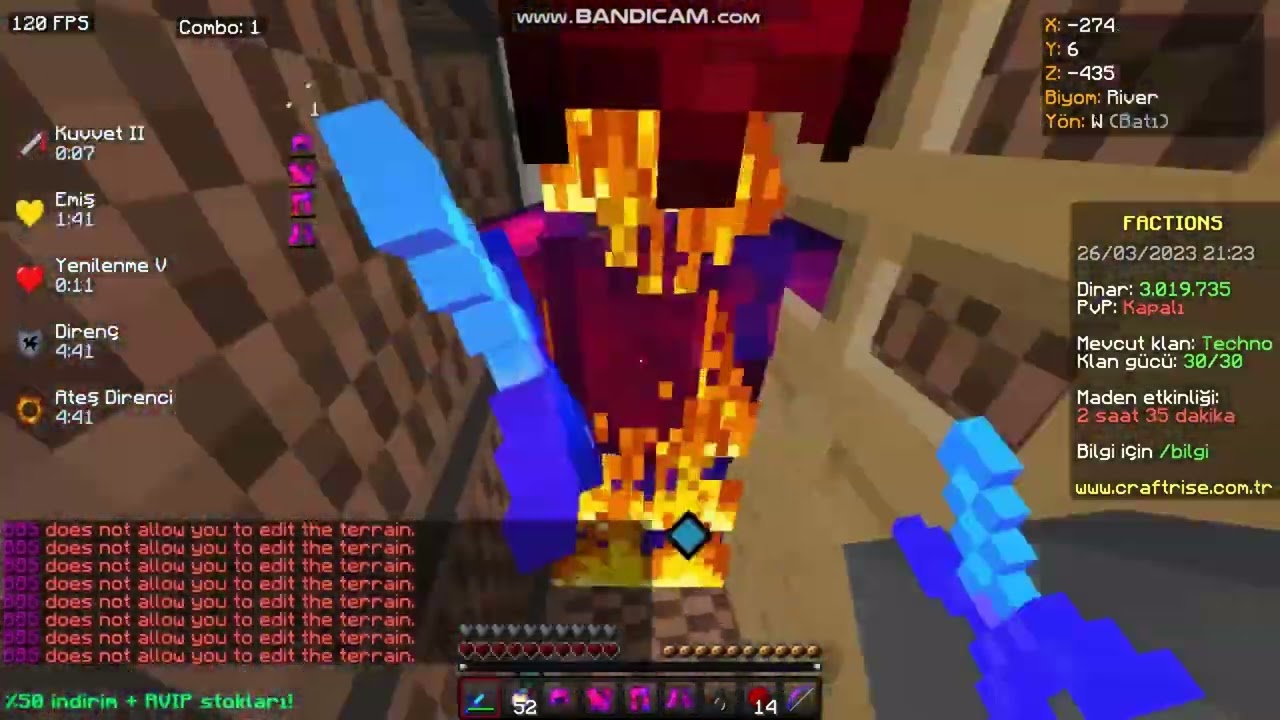 Hileler Fixlenmiş Bide Supermanleride Fixleyin Craftrise Factions