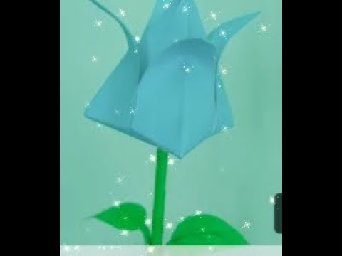  Kreasi  anak tk Membuat bunga dari  kertas  origami YouTube