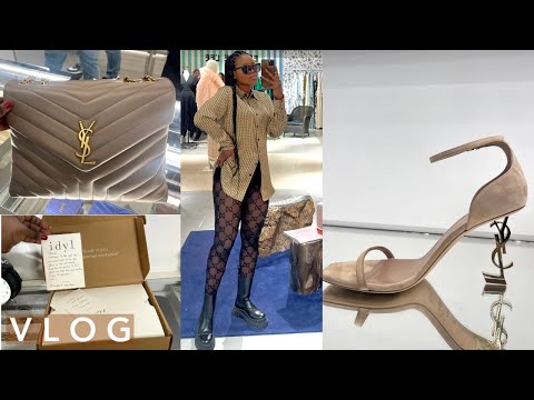 COME XMAS SHOPPING WITH ME BICESTER VILLAGE | Ysl, Gucci, Louboutin %50 * Fendi ,Burberry | idyl 🎁