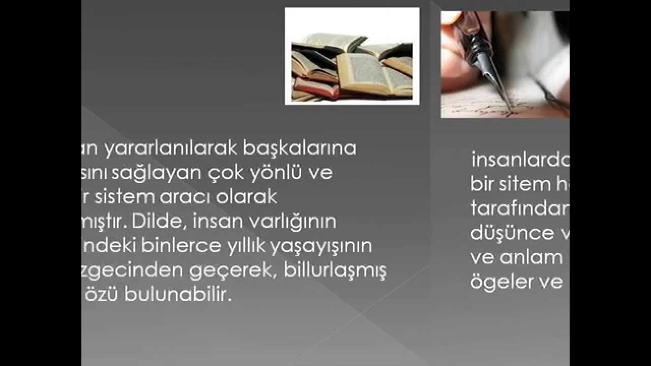 Dil nedir? YouTube