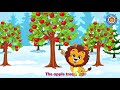 Here we go around the apple tree  english rhyme  supercubs international playschool