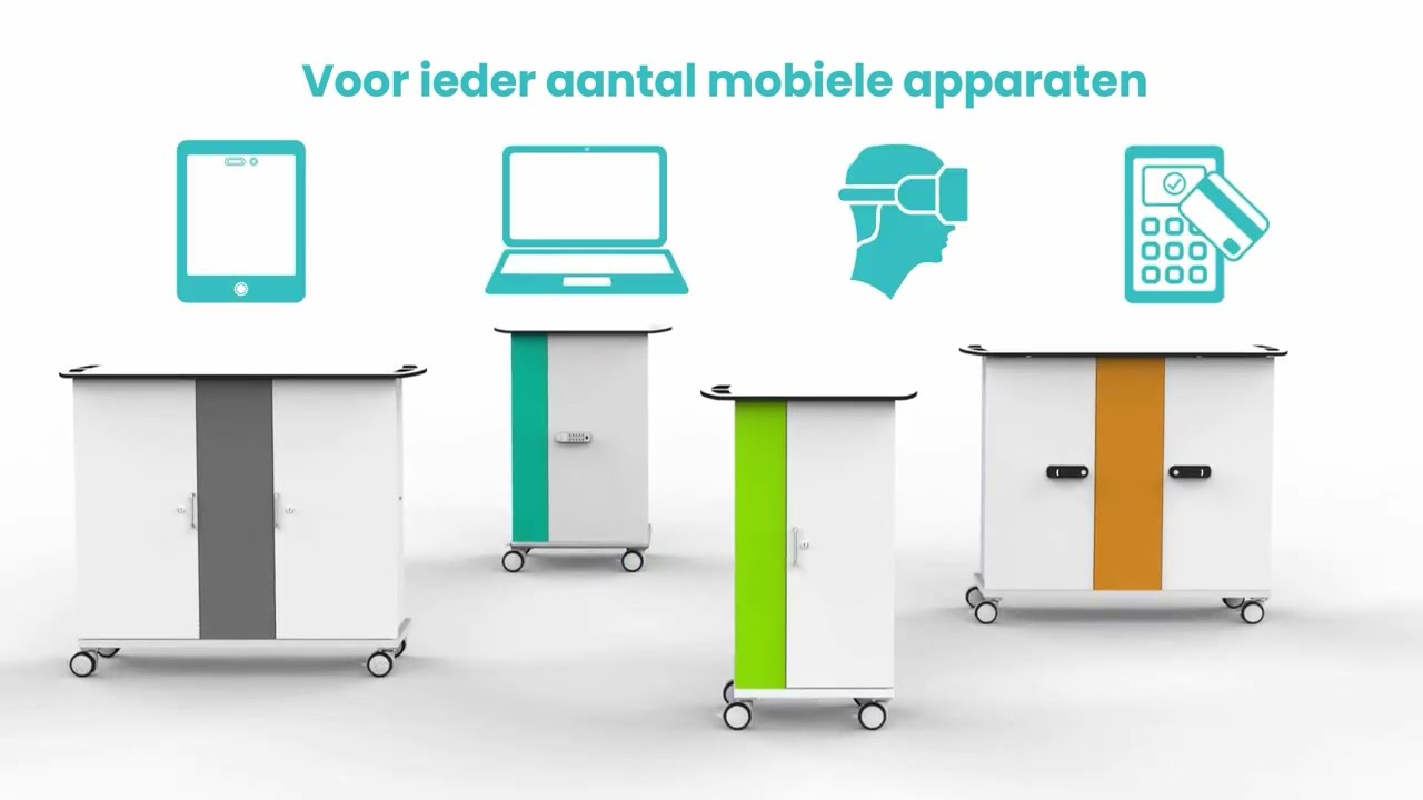 Oplaadkarretjes en Kasten - Beheer en beveilig uw IT-apparatuur