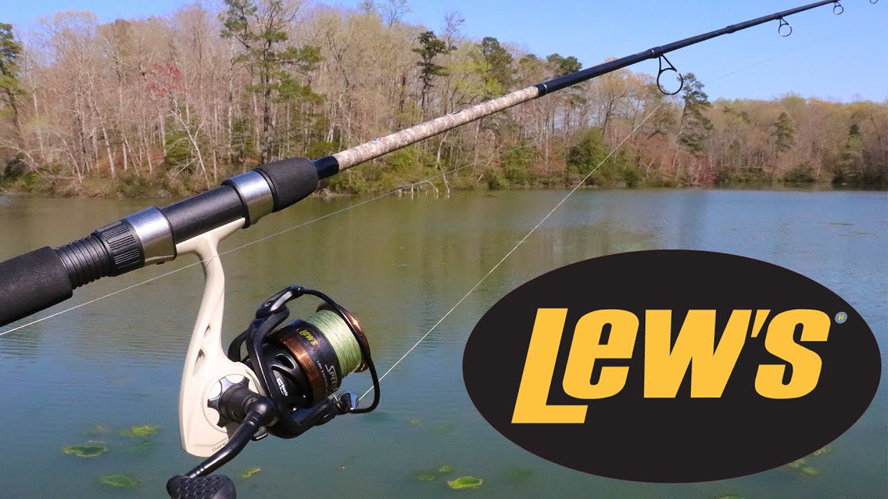 Lews White Fishing Rod & Reel Combos