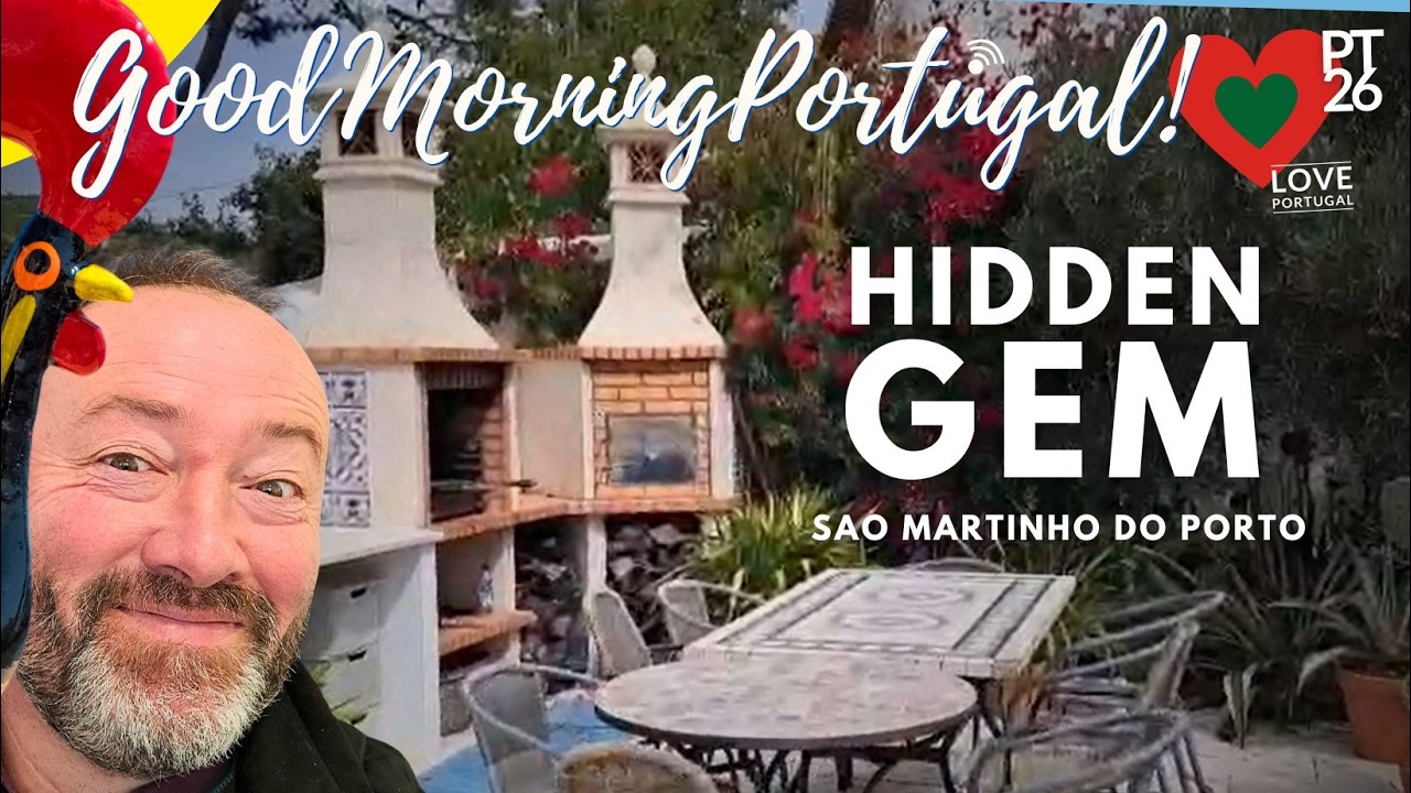 Скрытая жемчужина — красивый коттедж в старом городе Сан-Мартинью-ду-Порту, Атлантическое побереж...