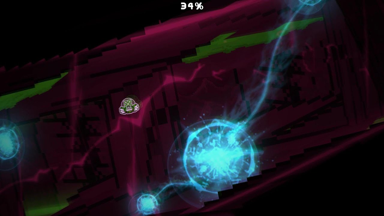 "Slant" By SomeRandomCow (Harder) Geometry dash