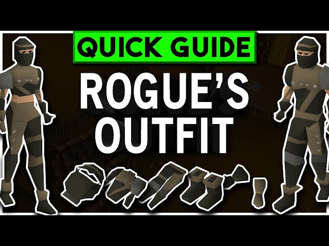 How To Unlock The Rogue Outfit In Old School Runescape (Thieving Set) 