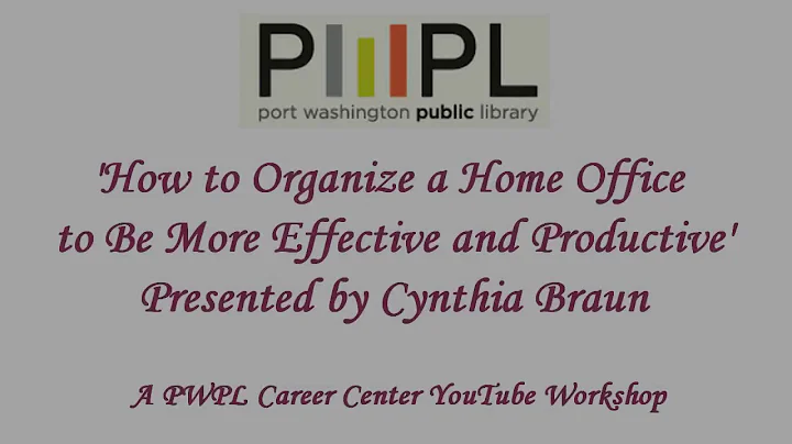 'How to Organize a Home Office to Be More Efficien...
