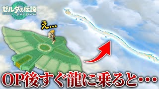 【ティアキン】一度も地上に降り立たずに白龍に乗ろうとしたら...【ゼルダの伝説 ティアーズ オブ ザ キングダム / 検証】