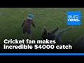 Cricket fan makes incredible 4000 catch