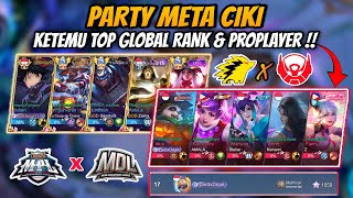 Betapa Ngerinya Fanny Proplayer !! Party Meta Ciki Ketemu Top Global Rank + Proplayer !!