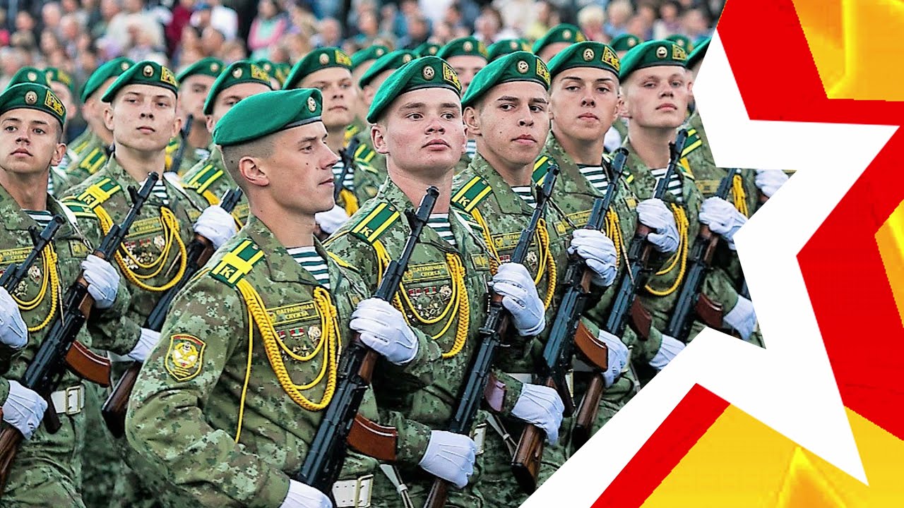 Марш ★ ПРОЩАНИЕ СЛАВЯНКИ ★ на белорусском языке. Как бы смотрелся парад в Минске, если бы было так?