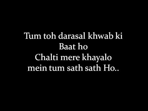 (LYRiCS)Tum toh Darasal Lyrical Video | Raabta | Atif Aslam HD