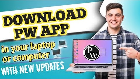How to download physics wallah app in laptop or computer || updated pw app for PC @Host_hari 