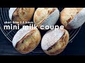 ミニ【ミルククッペ】(短時間約2時間半)綺麗にクープが開くには！//How to make milk coupe(mini baguette)【Short time about 2.5 hours】