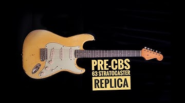 Pre CBS 63 Stratocaster Replica Making Of! Laminated Fretboard, Relicing...
