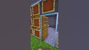 An easy invisible wall! #minecraft #shorts #tutorial #minecraftshorts #minecraftbuilding #fyp