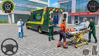 🚑Ambulance City Rescue Simulator 3d - 911 US Emergency Ambulance Android Gameplay - Severe Accident  screenshot 1