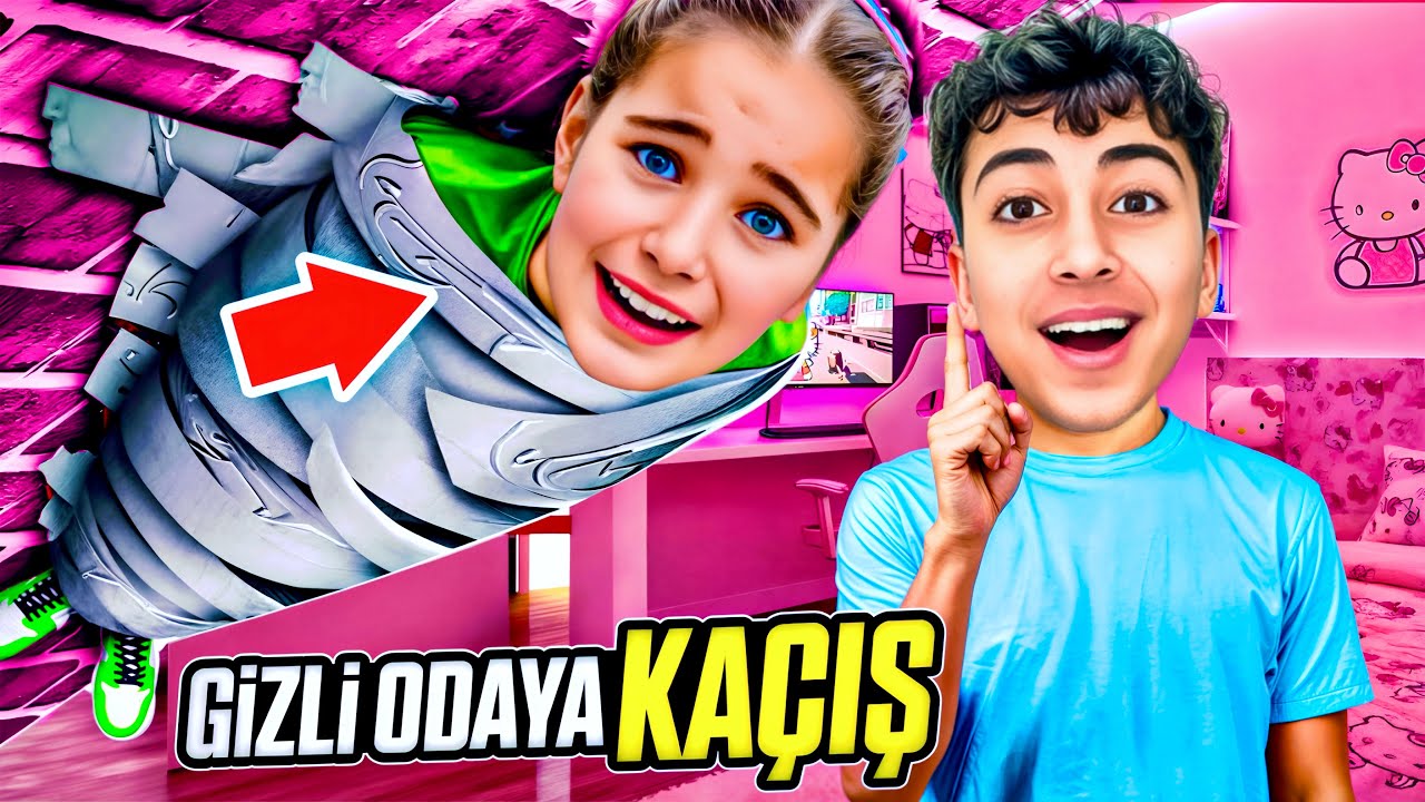 ELİF SİNEM GİZLİ ODASINI TAŞIDI !! ABİMDEN GİZLİ ODAYA KAÇIŞ !! 