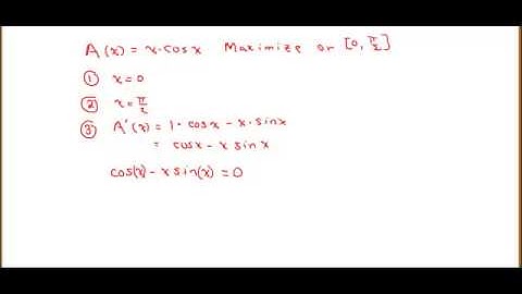 Optimization Application: Inscribed Rectangle