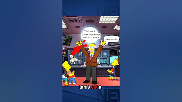 Simpsons Prediction for 2025: AI Robot Teachers Take Over! #simpsonprediction #simpsons #shorts