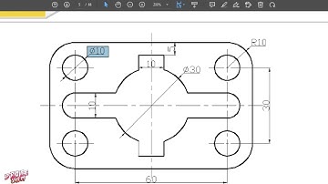 Bocetos en 2D en Autodesk Inventor 2022 Parte 2