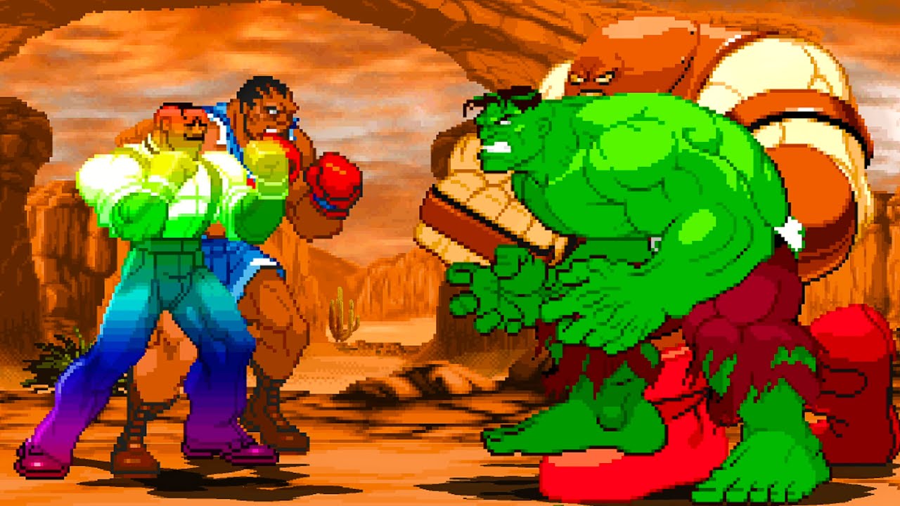 Dudley & Balrog Vs. Hulk & Juggernaut - Gentlemen's