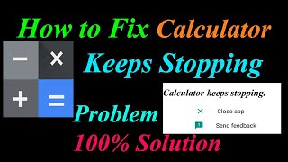 How to Fix CalculatorApp Keeps Stopping Error Android & Ios | Apps Keeps Stopping Problem screenshot 3