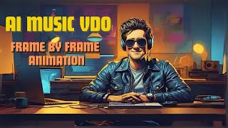 AI Music VDO Frame by Frame Animation 