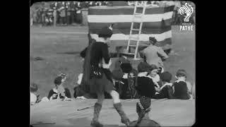 Highland dancing at Dunoon - Cowal 1926