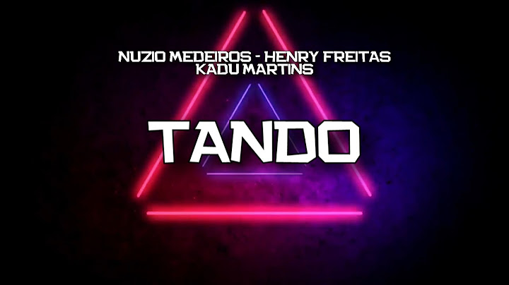 PLAYBACK - TANDO - NUZIO MEDEIROS - HENRY FREITAS - KADU MARTINS (KARAOKÊ)